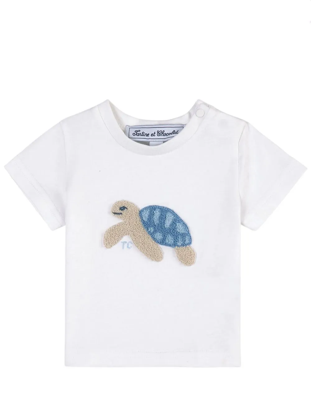 Tartine et Chocolat Turtle Detailed Crewneck T-Shirt