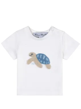 Tartine et Chocolat Turtle Detailed Crewneck T-Shirt