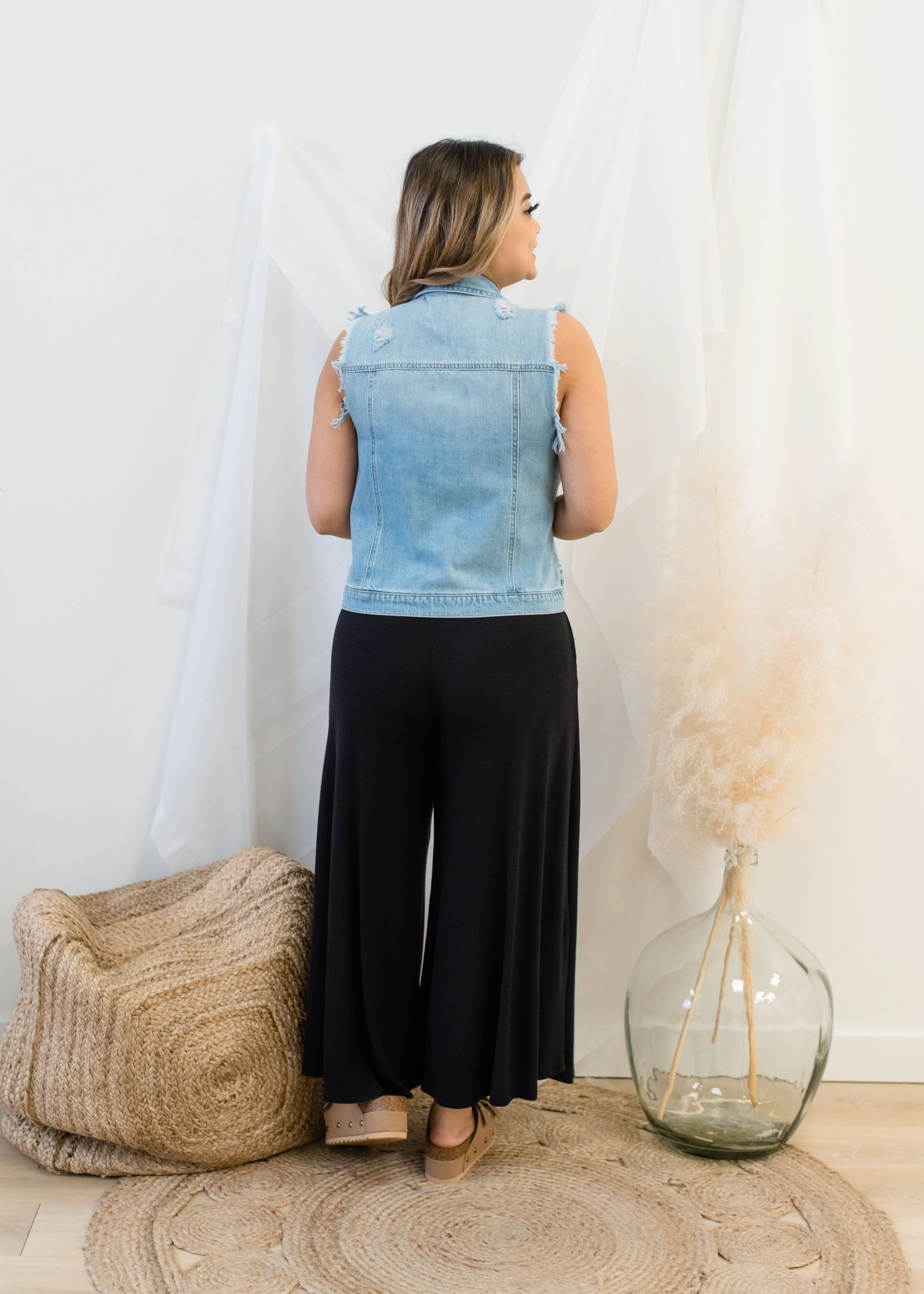 The Harper Denim Vest