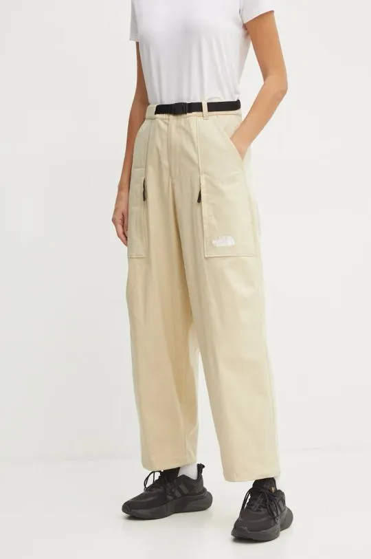 The North Face trousers TNF x Yinka Ilori women's beige color NF0A89GH3X41