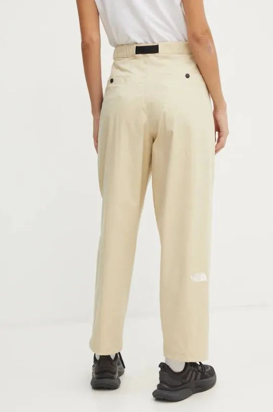 The North Face trousers TNF x Yinka Ilori women's beige color NF0A89GH3X41