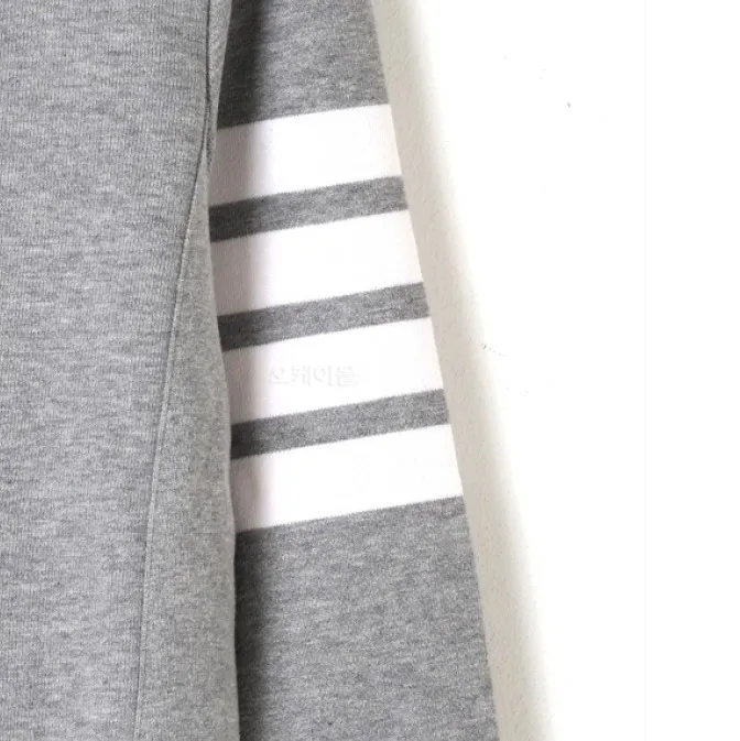 THOM BROWNE  |Crew Neck Street Style Long Sleeves Plain Cotton Logo