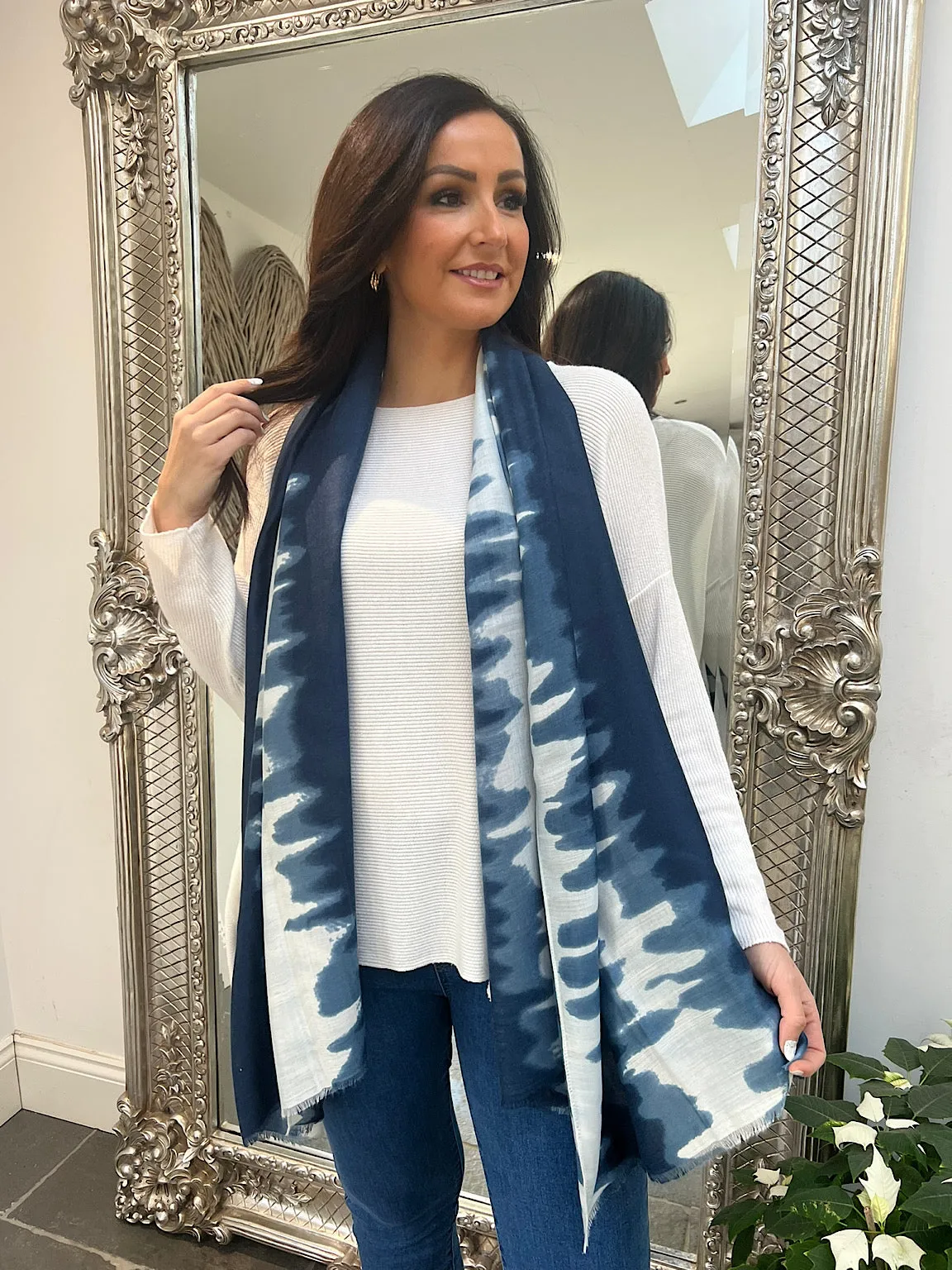 Tie Dye Effect Scarf