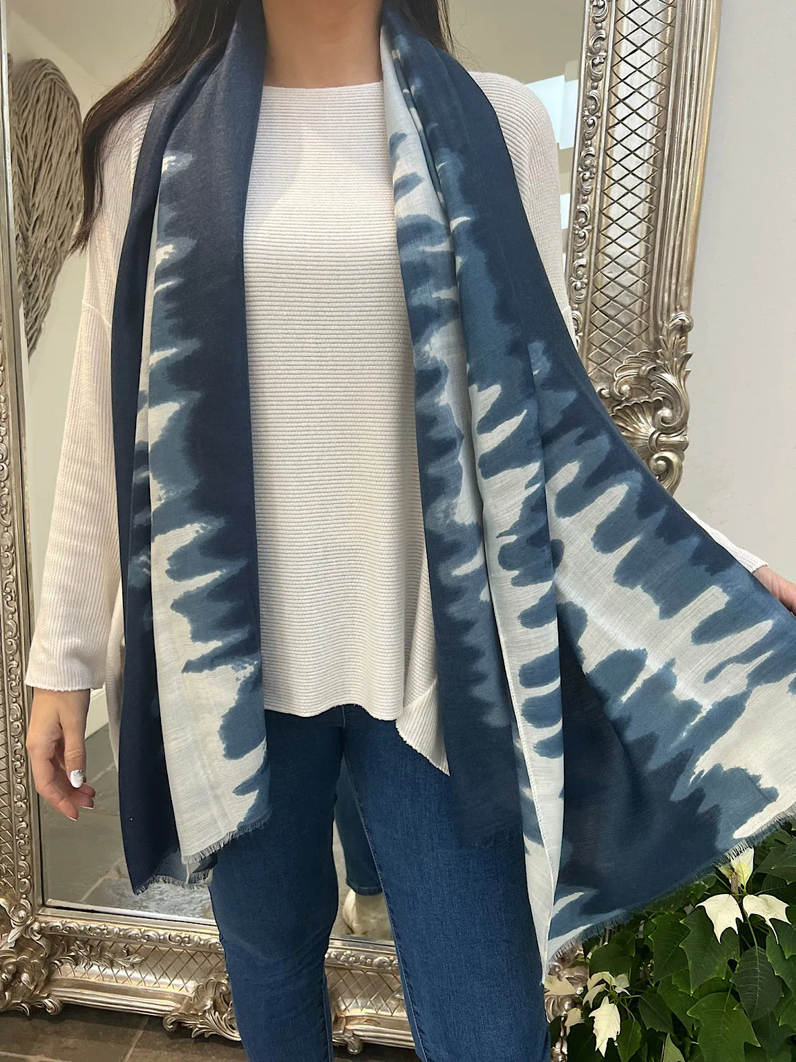 Tie Dye Effect Scarf