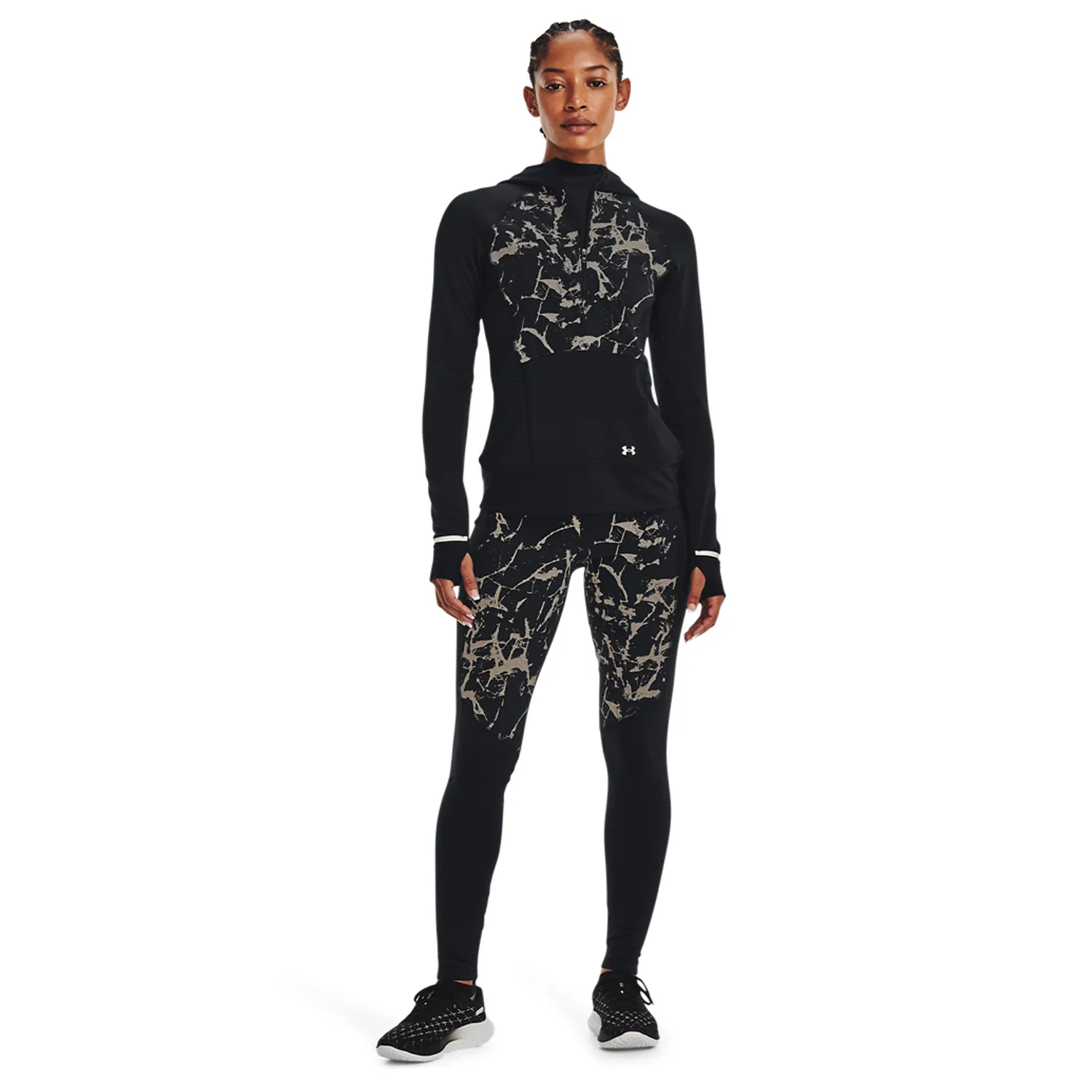 Under Armour Outrun The Cold Tights  Black/Reflective