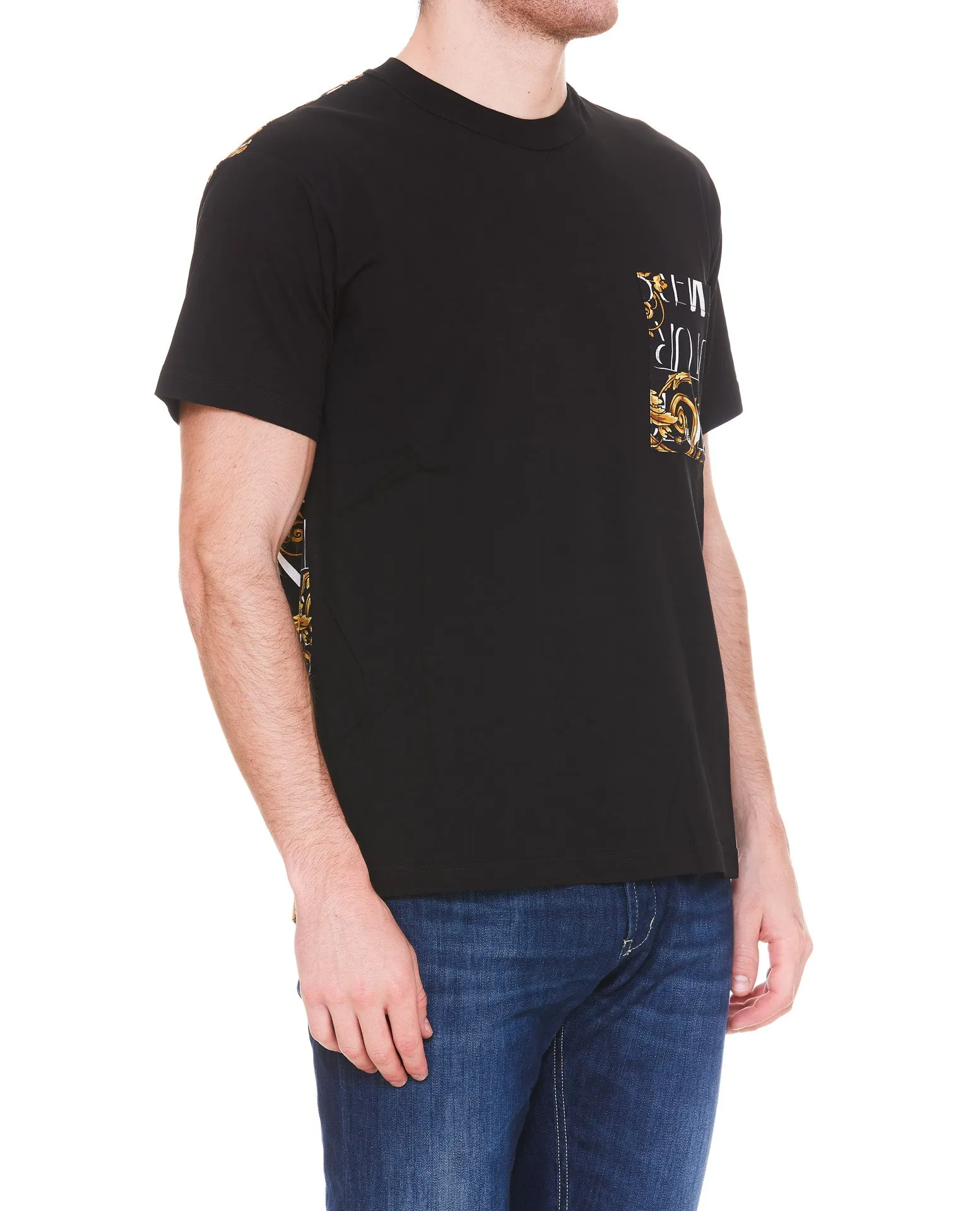 Versace Jeans Couture Logo Printed Crewneck T-Shirt