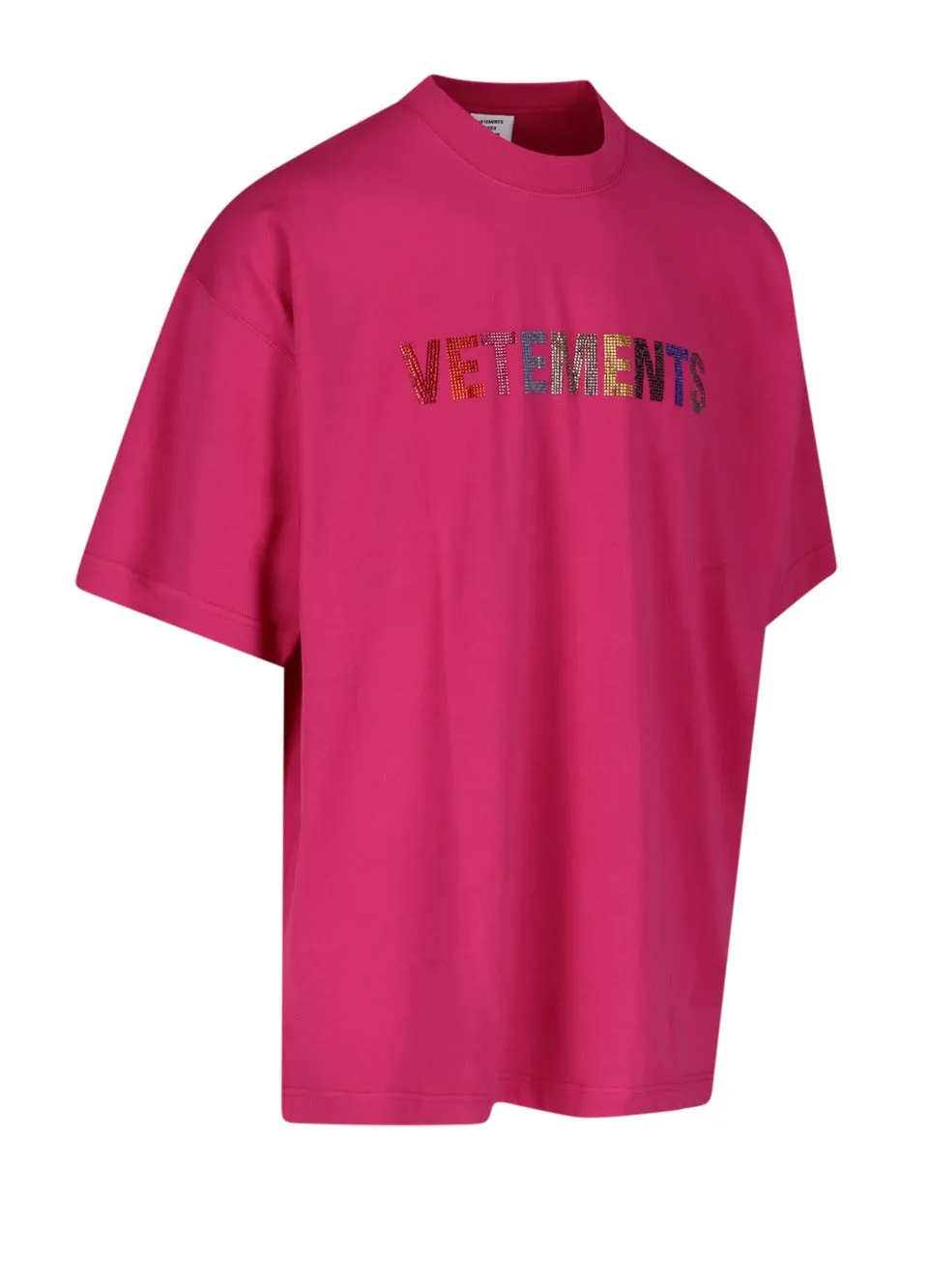 Vetements Logo Embellished Crewneck T-Shirt