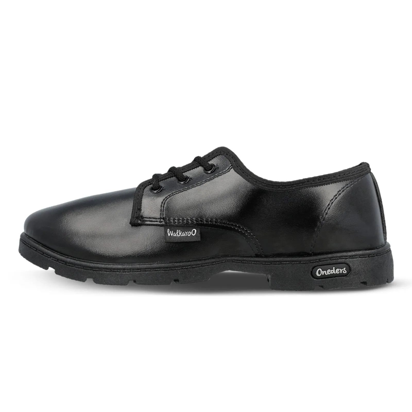 Walkaroo Boys School Shoes - WV521 Black