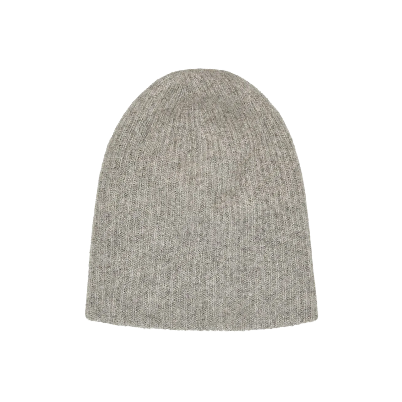 White + Warren Cashmere Plush Rib Beanie, Grey Heather