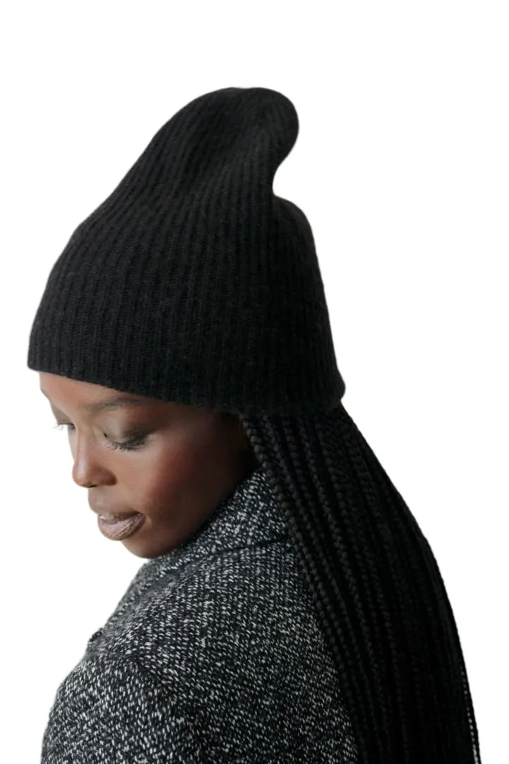 White & Warren Cashmere Ribbed Beanie