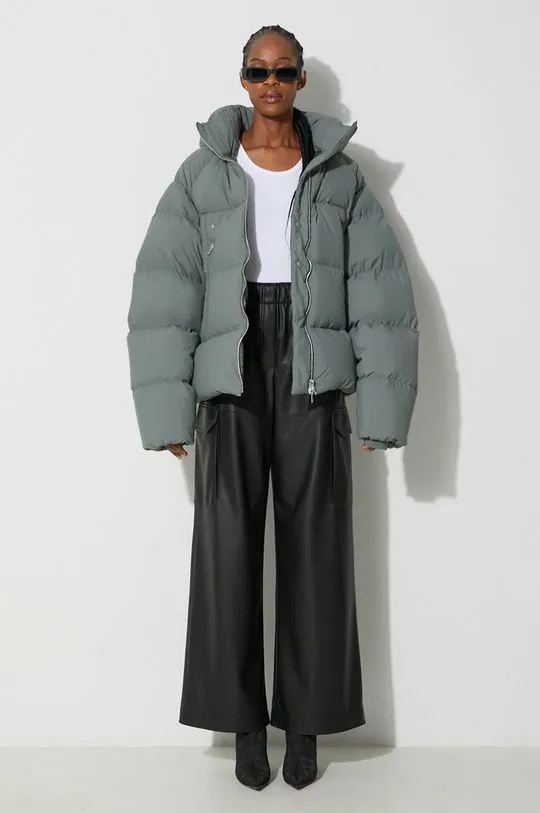 Y-3 down jacket green color