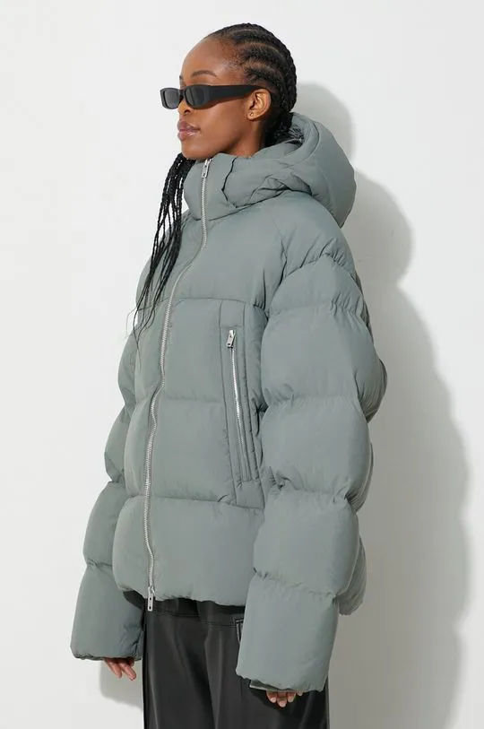 Y-3 down jacket green color