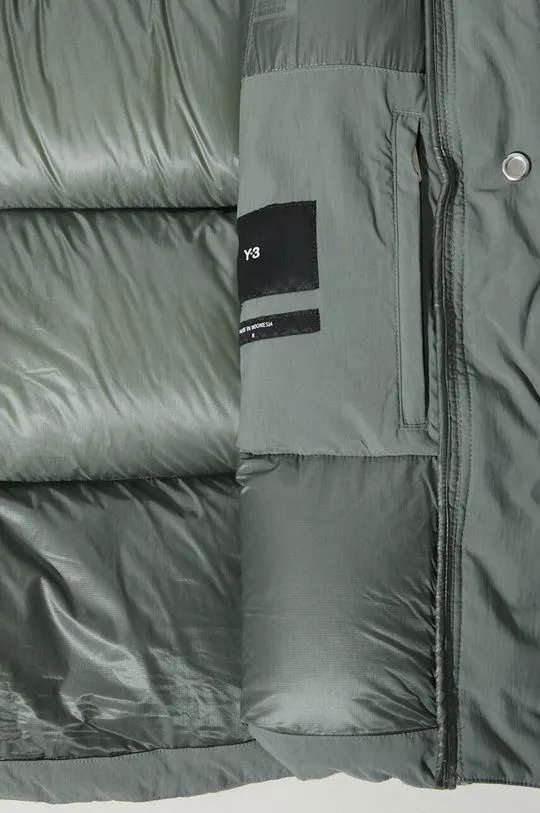 Y-3 down jacket green color