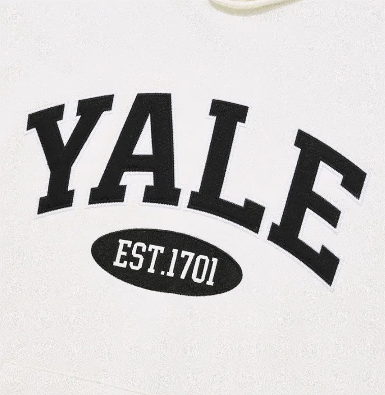 YALE  |Unisex Nylon Street Style Bi-color Long Sleeves Plain Cotton