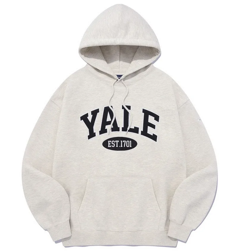 YALE  |Unisex Nylon Street Style Bi-color Long Sleeves Plain Cotton