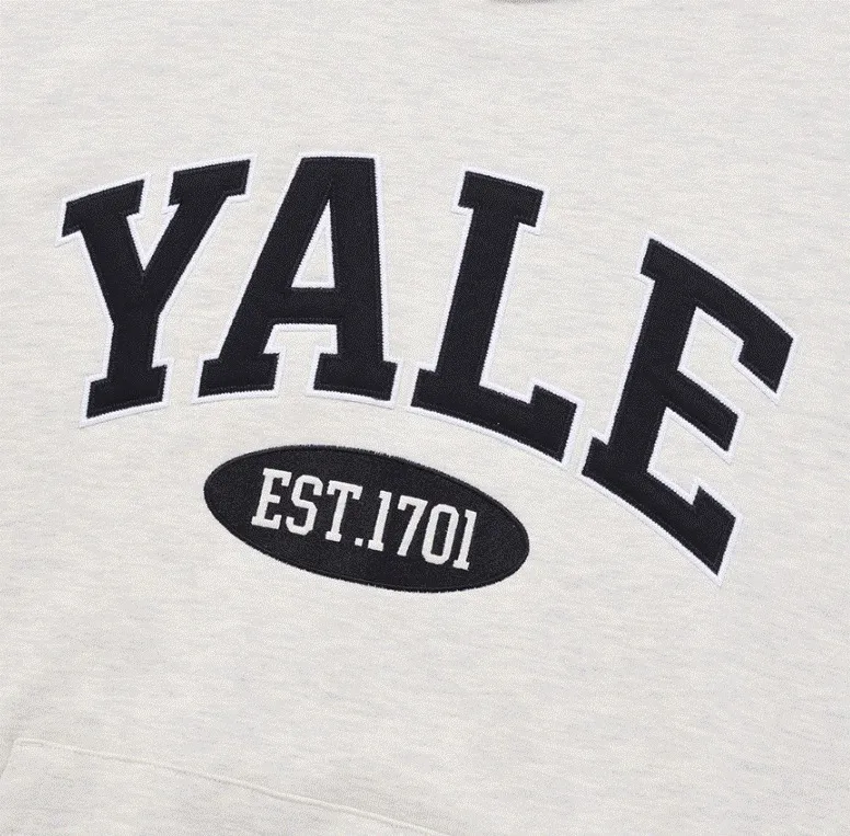 YALE  |Unisex Nylon Street Style Bi-color Long Sleeves Plain Cotton